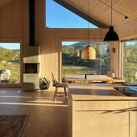 Architect-designed With Views Of Sigdal 度假居 *
